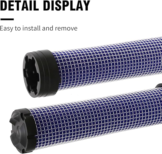2 Pack P822769 Air Filters, Replacement for Kubota L48 R420 R520 U45S M4700 M4800 M4900 M5400 M5700 U45ST U55-4 MX4700 MX5000, Replaces P822769 RE68048 RE68049