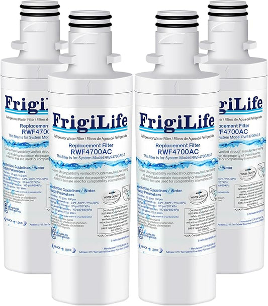 ADQ747935 Replacement for LG LT1000P, Kenmore Elite 9980 LT1000PC LT1000 DJ64844601 ADQ74793501 LMXS28626S RWF4700AC LMXC23796S LMXS30796S LFXS26973D LT1000PC Refrigerator Water Filter,4PACK