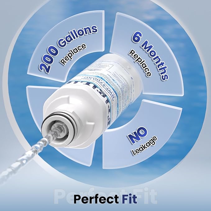 ADQ747935 Replacement for LG LT1000P Kenmore Elite 9980, LT1000P/PC/PCS, LT1000, ADQ74793501 MDJ64844601 RWF4700A LMXS28626S LMXS30796S Refrigerator Water Filter and LT120F Air Filter,3Combo