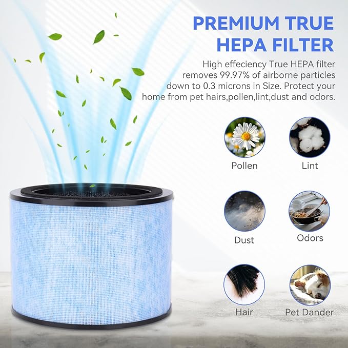 AP200 Air Fil-TER Replacement - Compatible with Instant® AP200 Air Purifier, Compare to F200 Filter, 4 in 1 Filtration H13 True HEPA Replacement filter, 2 Pack