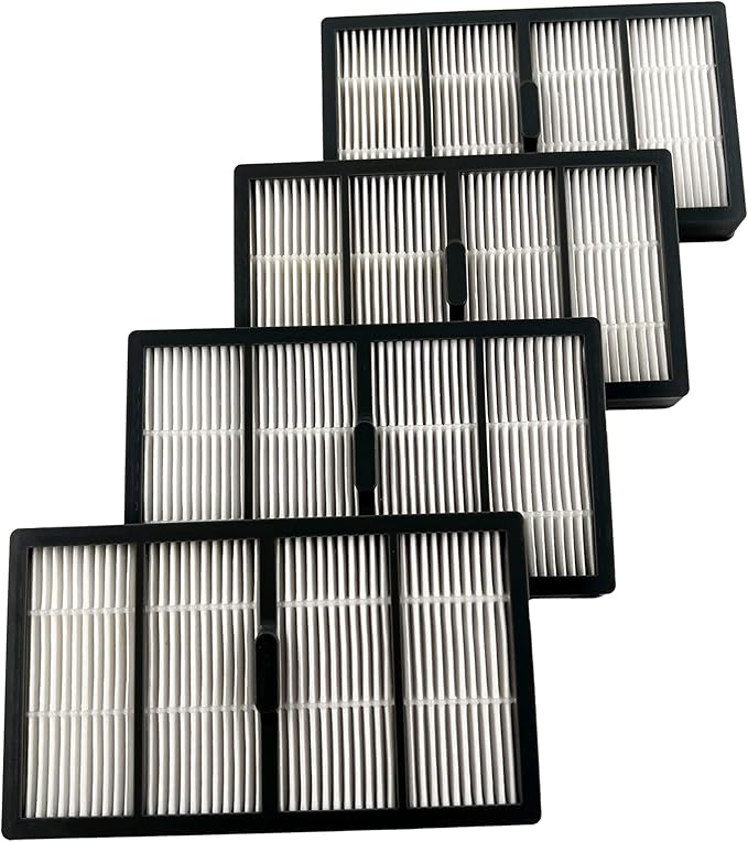 Dttery High Efficiency HEPA Filter Kit Replacement Part for iRobot Roomba s Series s9 s9+ Plus Robot Vacuums, 4643682, 4 Pack