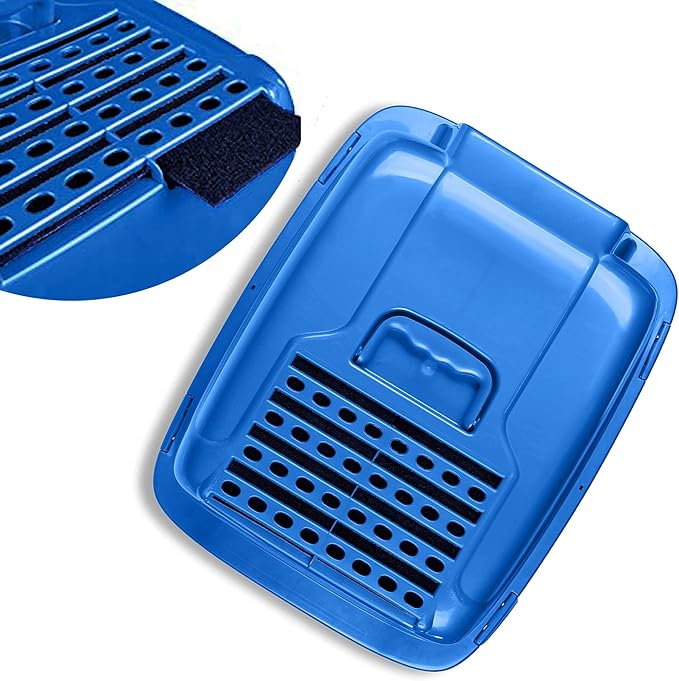 10 Pack Replacement Activated Charcoal Filters Compatible with Van Ness Corner Enclosed Cat Pan and Van Ness CP77 White Enclosed Sifting Cat Pan Litter Box