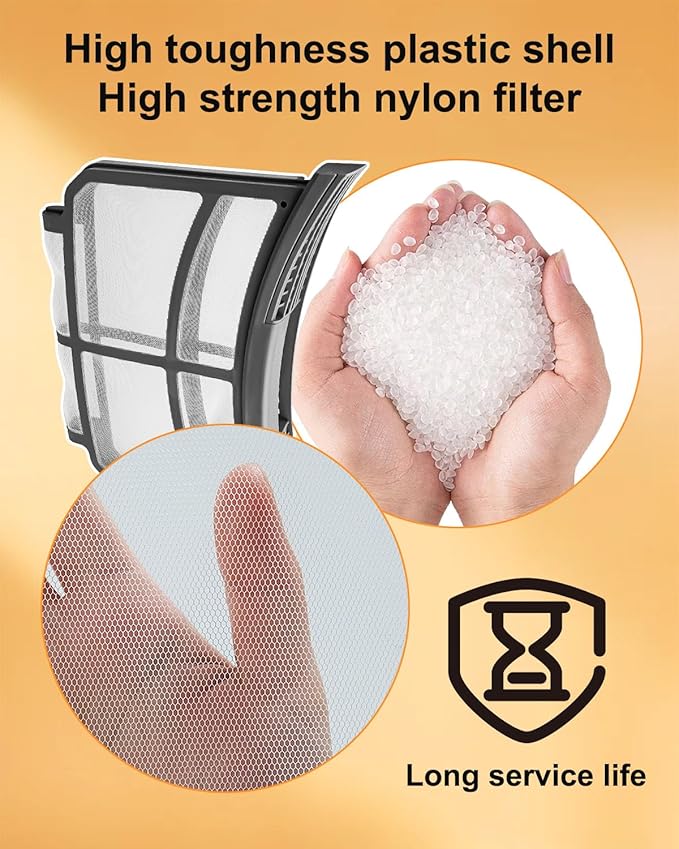 WE16X32537 Dryer Lint Filter Trap Screen Fit for General Electric Hotpoint, Dryer Lint Strainer Replace WE16X32537 WE16X29597 AP7205579, Dryer Lint Screen Replacement, Upgraded Clothes Dryer Filter