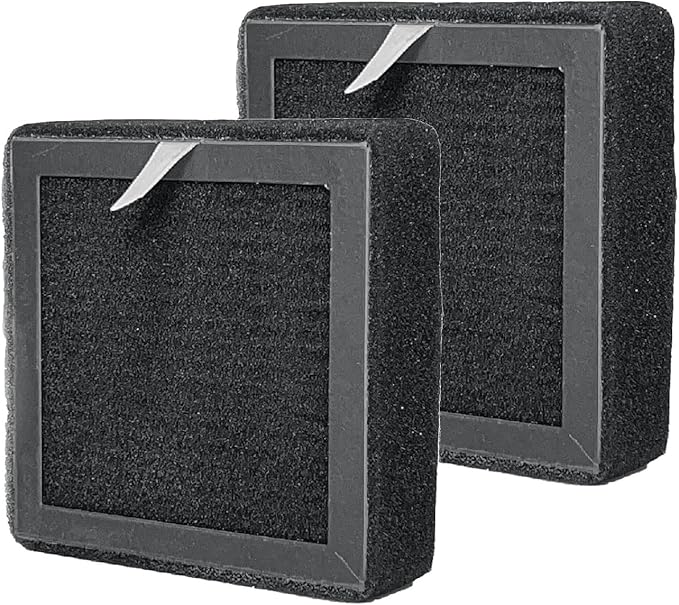 Nispira 3-in-1 True HEPA Carbon Filter Replacement Compatible with Osimo A2 Air Purifier, 2 Packs