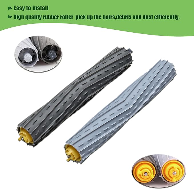 LOVECO Replacement Accessory Kit Compatible for iRobot Roomba 800 Series 850 860 861 864 866 870 871 880 890 891 900 Series 960 961 980 981 985,10 Filter,10 Side Brush,2 Tangle-Free Debris Extractor