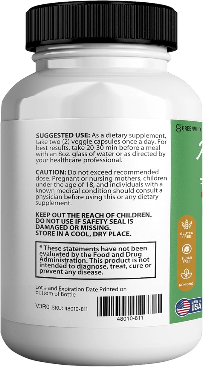 Modern Remedies Pure Moringa Max Leaf Powder Supplement, 800mg, 60 Capsules, Extra Strength for Mood, Sleep and Joint Support, Gluten Free (5)