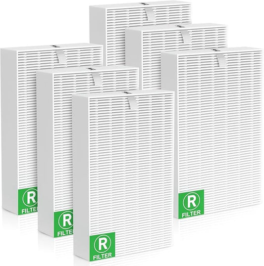 HPA300 HEPA Filter R Replacement for Honeywell HPA300 Air Purifier Filters Compatible with Honeywell HPA300 HPA200 HPA100 and HPA5300 Series, HRF-R3, HRF-R2, HRF-R1, 6 Pack