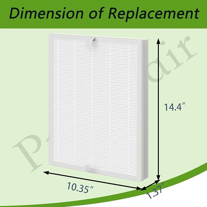 2 Pack A7 & E-400 Replacement Filter,Compatible for AromaRoom E-400 and VEWIOR ClearAir-A7 Air Cleaner Purifier, HEPA, Fine Pre-Filter, Activated Carbon