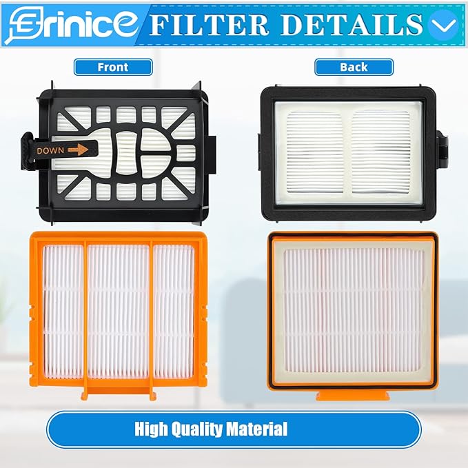 Replacement Parts for Shark AI Robot Vacuum AV2501S AV2501AE RV2502AE RV2520AOUS AV2510AOUS RV2610WA Accessories Kit with Main Roller Brush Filters, Foam & Primary Filters, Side Brushes