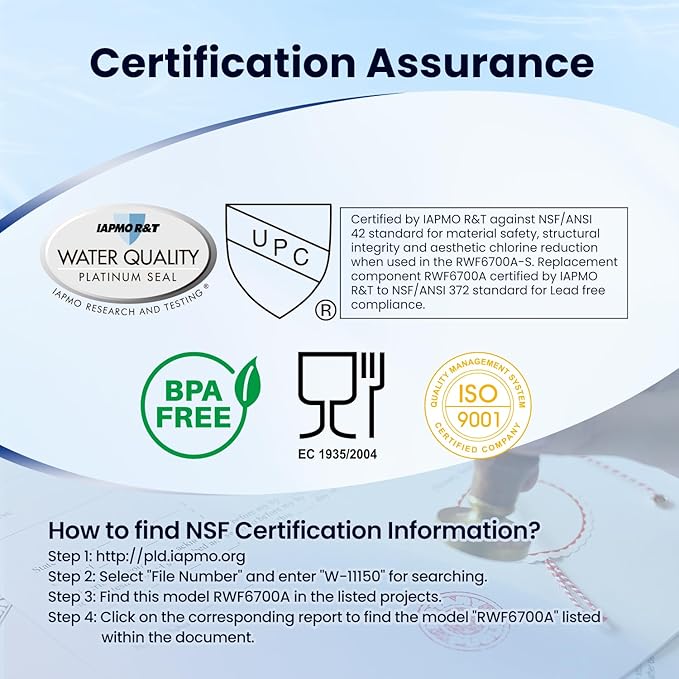 GOLDEN ICEPURE EDR1RXD1 Replacement for Everydrop® Filter 1, W10295370A, EDR1RXD1B, P8RFWB2L, P4RFWB, Kenmore® 46-9081, 46-9930, RWF6700A Refrigerator Water Filter 3PACK