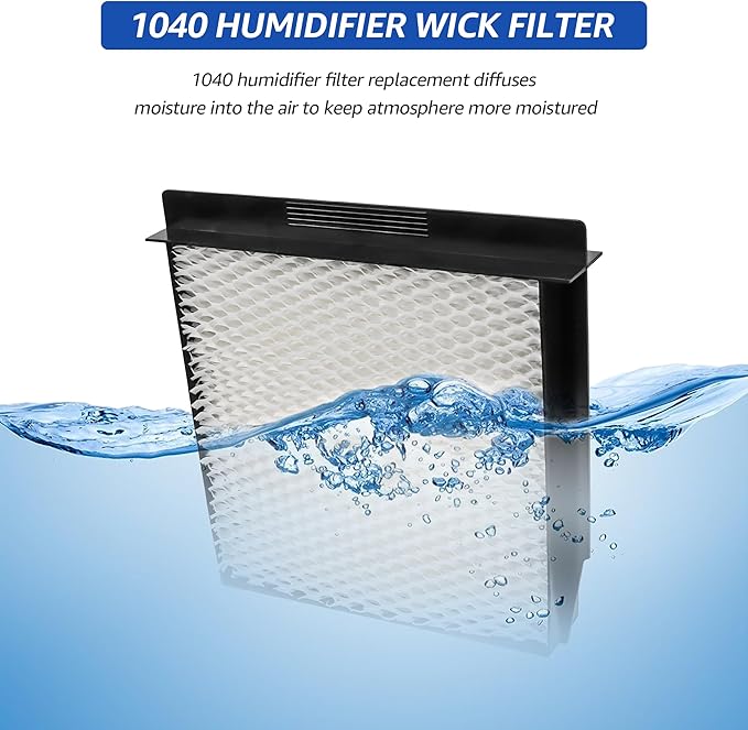 1040 Super Wick Humidifier Filter Replacement for Essick Air AIRCARE Humidifiers Filter B40 B40-C 3D6 100 5D6 700 7D6 100 D46 720 CM330AWHT CM330ABLK CM330DWHT CM330DBLK - 4 Pack