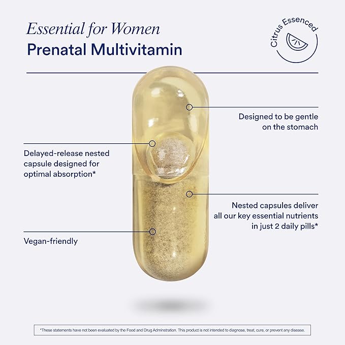 Ritual Prenatal Multivitamin and Gut Duo Supplements with Prenatal Vitamins and Synbiotic+: 3-in-1 Probiotic, Prebiotic, Postbiotic, Supports Pregnancy, and Gut Health, 30 Day Supply