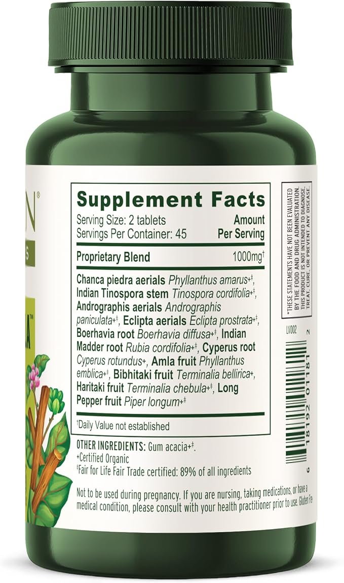 Banyan Botanicals Liver Formula - USDA Organic, 90 Tablets - Cleansing Bitter Herbs to Detoxify The Liver & Gallbladder*