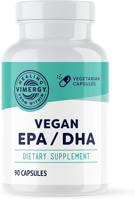 Vimergy EPA/DHA – Promotes Brain & Eye Health* – Supports Joints & Cardiovascular Health* – Kosher, Vegan & Gluten-Free – 90 Capsules