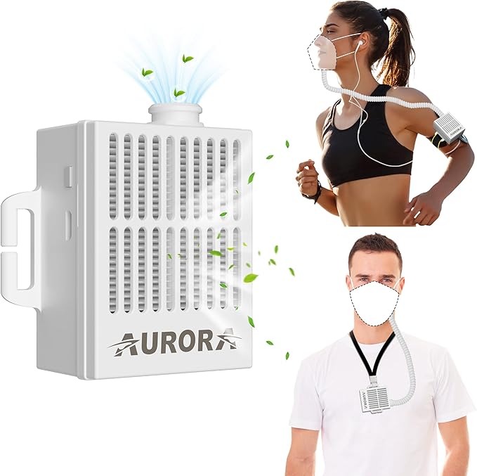 4WDKING Rechargeable Electrical Air Purifying, Reusable Portable Air Purifier with HEPA Filter for Sleeping Outdoor Sports Housework