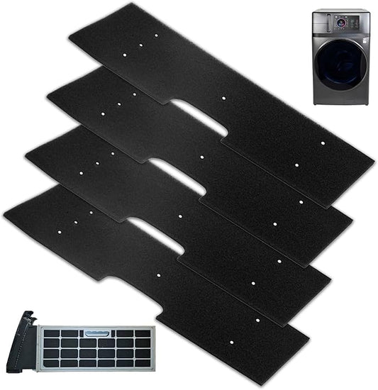 4Pack Lint Filter WH01X35719 Compatible with GE Profile Washer Dryer Combo Models PFQ97HSPVDS, Hand Washable and Reusable, Dryer Lint Filter Replacement