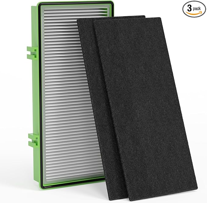 Aer1 Filter Replacement for Holmes Air Purifiers, 1 True HEPA Filters + 2 Carbon Booster Filters, HAPF30AT