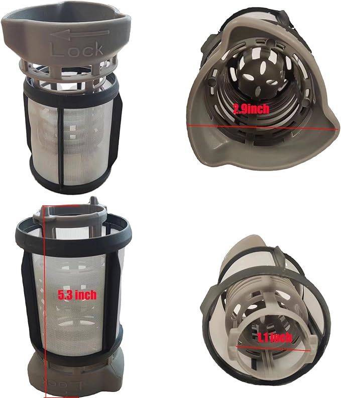 DD81-02291A Dishwasher Filter holder Plastics Material OEM Part Replacement for Modle DW80R2031 Series