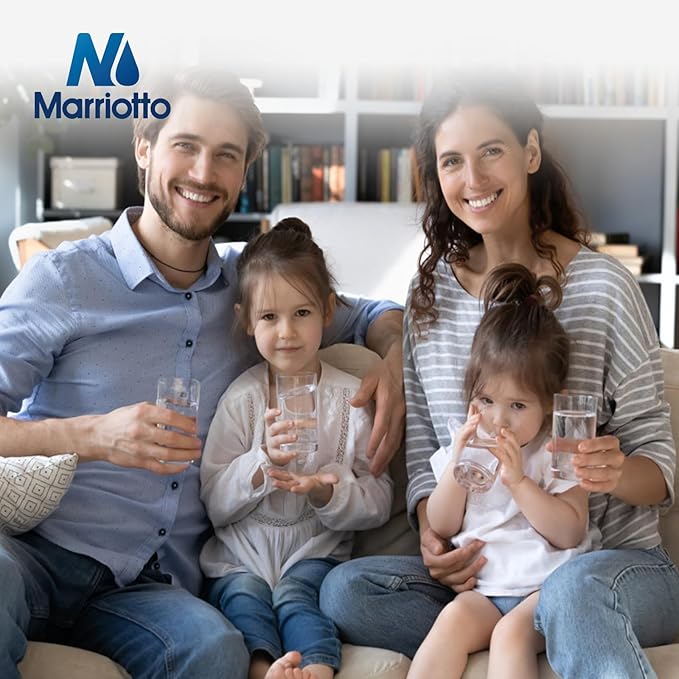 MARRIOTTO MRW4 Refrigerator Water Filter Compatible with EDR3RXD1, 4396841, 4396710, Filter 3, 46-9083,46-9030, 9030, 9083 Refrigerator Water Filter | 3 Pack