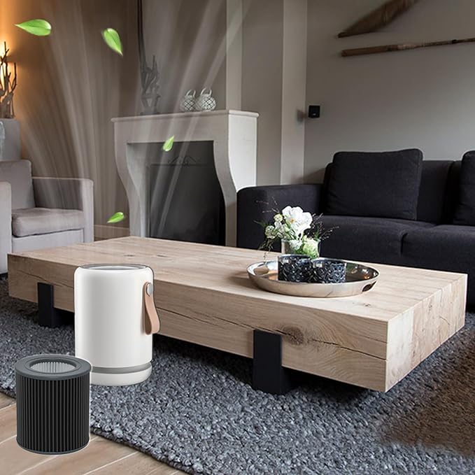 2 Pack Air Mini PECO-HEPA Replacement Filters Compatible with Molekule Tri-Power Air Mini & Air Mini + Air Purifiers, 3 in 1 High-Efficiency Filtration Air Mini Filter Replacement for PECO Filter