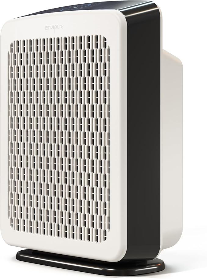 EP-300 EnviPure HEPA Air Purifier – Large Room Air Purifier Covers Up to 2200 Sq Ft, Removes Pollen, Dust, Smoke, Pet Hair, Odors & More - Real Time Smart TrueFilter IQ™ HEPA Filter Life Monitoring
