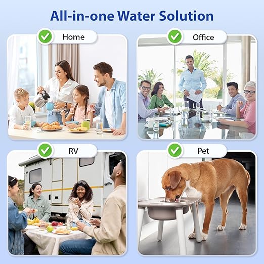 iSpring CKC1C-NC Countertop Water Filter, Drinking Water Filtration System for Faucet, Reduces Chloramine, Bad Odors, Sediment, and 99% of Chlorine, Clear (Filter Included)