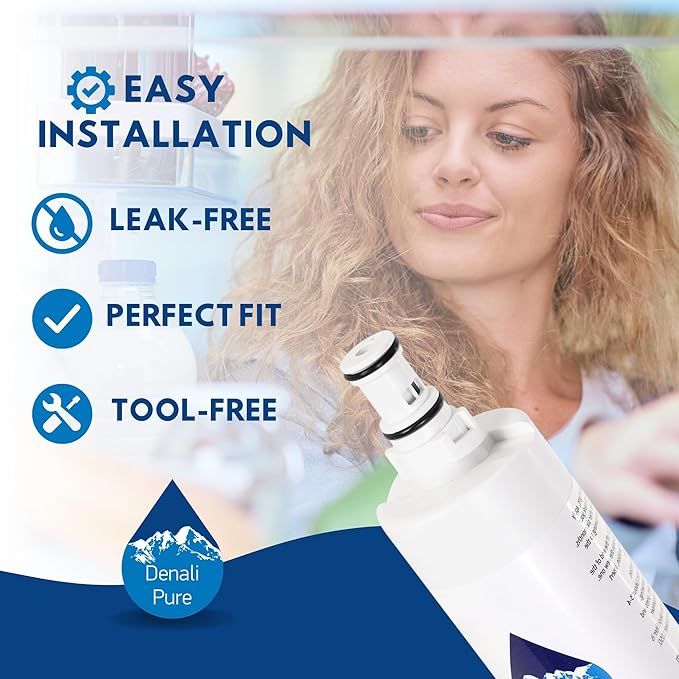 3-Pack Replacement for Kenmore 9902 Refrigerator Water Filter - Compatible with Kenmore 9902 Fridge Water Filter Cartridge