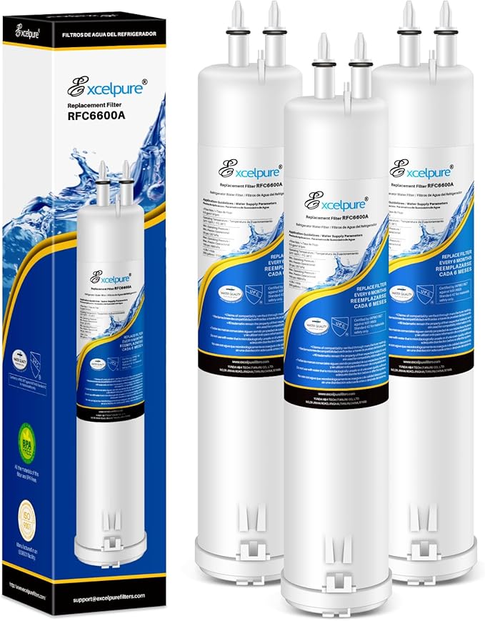 EDR3RXD1 Compatible with Everydrop® Filter 3, 4396841, 4396710, Kenmore 46-9083, 46-9030, 9030, 9083, KAD3RXD1, WHR3RXD1 Refrigerator Water Filter, 3PACK