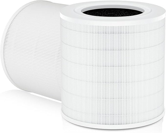 A2001 HEPA Air Purifier Replacement Filter, 3-in-1 H13 True HEPA Activated Carbon Filter,Compatible with A2001 Air Purifier, High Efficiency 0.3 Micron Particle Removal, 2-Pack by NISHCON