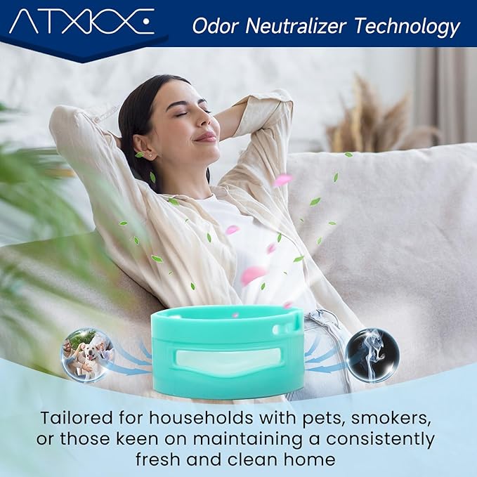 Replacement Fit for Shark Odor Neutralizer Cartridge Air Purifier, Compatible with Shark Air Purifier HP302 ZU102 LA702 AZ3002 HZ3002 IZ862H IZ562H ZD550 Stratos Upright Vacuum 1541FC3000,6 Pack