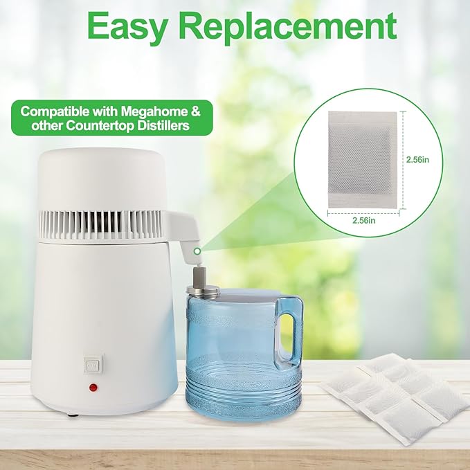 Altozor® 18 Pack of Countertop Distillers Water Filters Replacement Compatible with Megahome and Other Other Countertop Distillers
