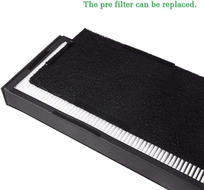 I clean Filter C Replacement Guardian FLT5250PT, Hepa Filter for FLT5000/FLT5111Series Air Purifiers AC5000, AC5000E, AC5350B, AC5300B Series(2 Pcs Hepa Filter C&6 Pcs Carbon Pre Filters