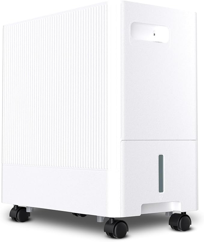 22 Pints Dehumidifier for Basement with Drain Hose,2000 Sq.Ft Dehumidifiers for Home,With 24-Hour Timer Function,Automatic Defrost,Multiple Dehumidification Modes,Suitable for Large Rooms