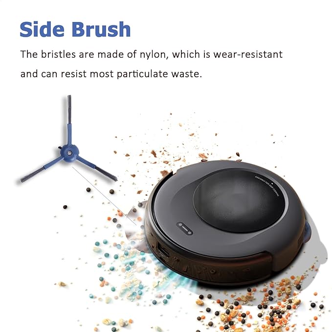 Replacement Parts Kit for eufy Omni C20 Robot Vacuum Accessories, 2 Roller Brushes, 4 Filters, 6 Side Brushes, 6 Mop Pads, 6 Dust Bags, 24 Pack