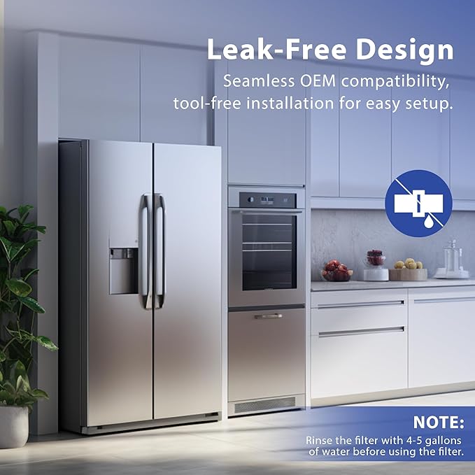 Replacement for EDR2RXD1 Water Filter, Compatible with W10413645A, Filter 2, Kenmore 46-9082, 9082, 46-9903 KAD2RXD1, 1 Pack (Packaging May Vary)