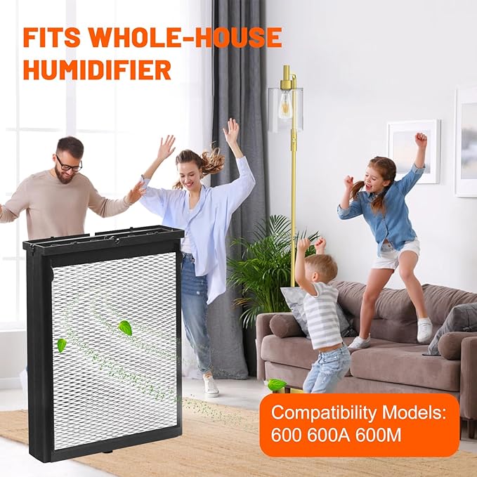 H635EZ1A Humidifier Filter Replacement, Water Panel Humidifier Replacement with Inline Strainer, Humidifier Filter Kit Compatible with Humidifier Models 600, 600A, 600M