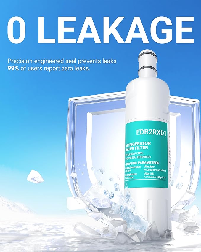 W10413645A Water Replacement, Compatible with KAD2RXD1, EDR2RXD1, WHR2RXD1, P9KB2L, P9RFKB2L, 9903, 9082, 469082, 2 Pack