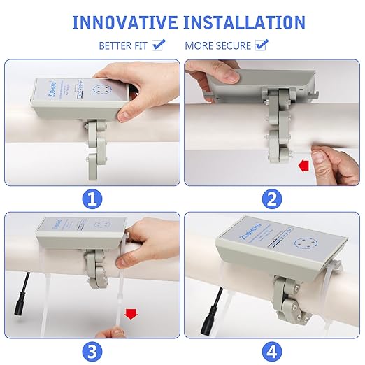 Electronic Water Descaler, Zuomeng Whole House Descaler with High Efficiency in Dissolving Scale for 5000-10000 sq ft Homes, 2” Pipes, Water Softener Alternative, No Chemicals, Salt or Filters