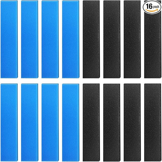 16 Pcs Mini Split Air Filter Compatible with Mitsubishi Electric MAC-2300FT-E, MAC-3000FT-E, 8.3" Replacement, No Frame