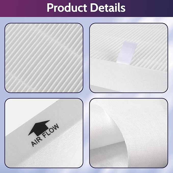 3 Pack C545 HEPA Replacement Filter Compatible with Winix C545 Air Purifiers, C545 True HEPA Filter S Replace for Winix C545 Filters Type S, 1712-0096-00