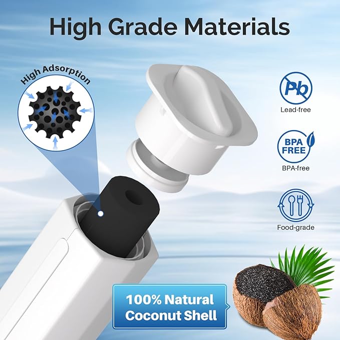 ICEPURE DA97-17376B Refrigerator Water Filter Replacement for DA97-08006C HAF-QIN, HAF-QIN/EXP, RF23M8070SG, RF23M8070SR, RF23M8090SG, RF23M8090SR, RF23M8570SR, RF23M8590SG, BRF425200AP, 2PACK