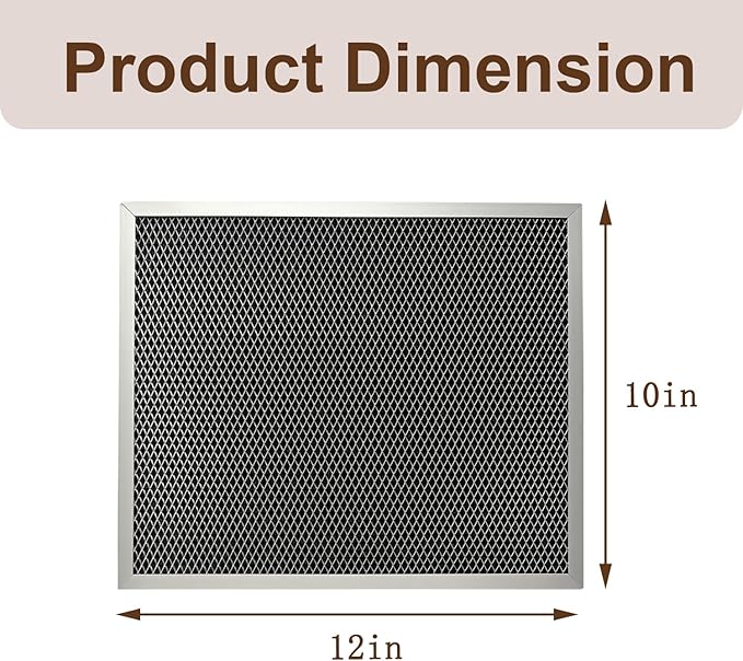 2 Pack 5443 MERV 8 Dehumidifier Filters Compatible with Aprilaire Whole-House Dehumidifiers Models 1830, 1850, 1852, Replacement for Ventilation Models 8191, 8192