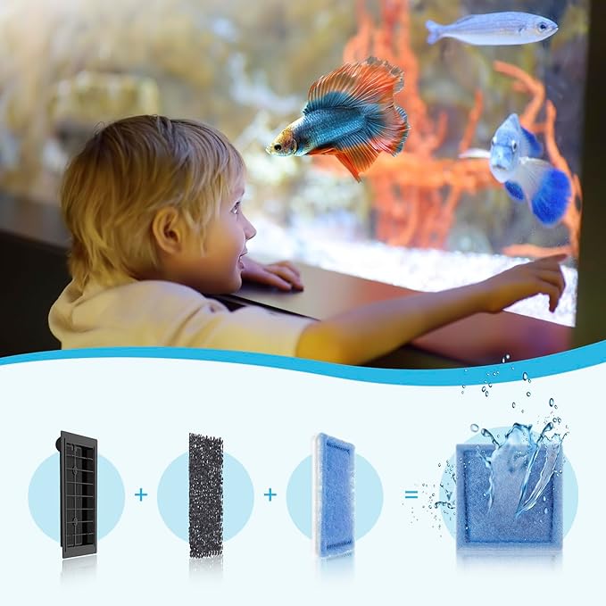 12 Pack Rite-Size C Filter Cartridges Compatible with Marineland Penguin PRO Power Filters 275/375 & Original Penguin Power Filters 200/350 - Rite-Size C Replacement Filter Cartridges