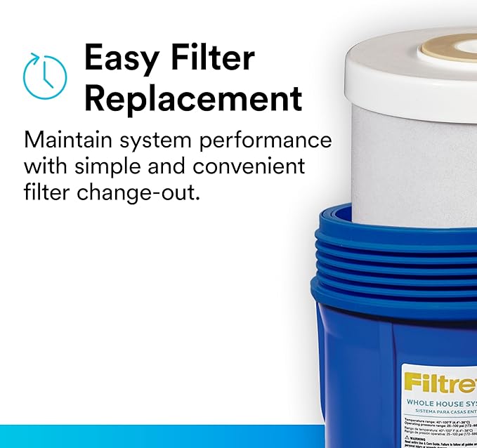 Filtrete Large Capacity Granulated Activated Carbon Whole House Water Filter 4WH-HDGAC-F01. for use with 3WH-HD-S01 System