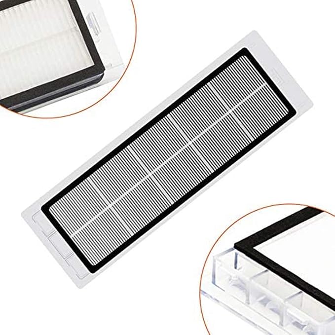 Roborock Filters Compatible with Roborock S6 Pure, S6, E4,S4 Max, S6 MaxV, S4, E2, E3, E5, E20 E25 E35 S50 S65 Xiaomi Mijia Robot Vacuum,8 Filters, 1 Cleaning Tools