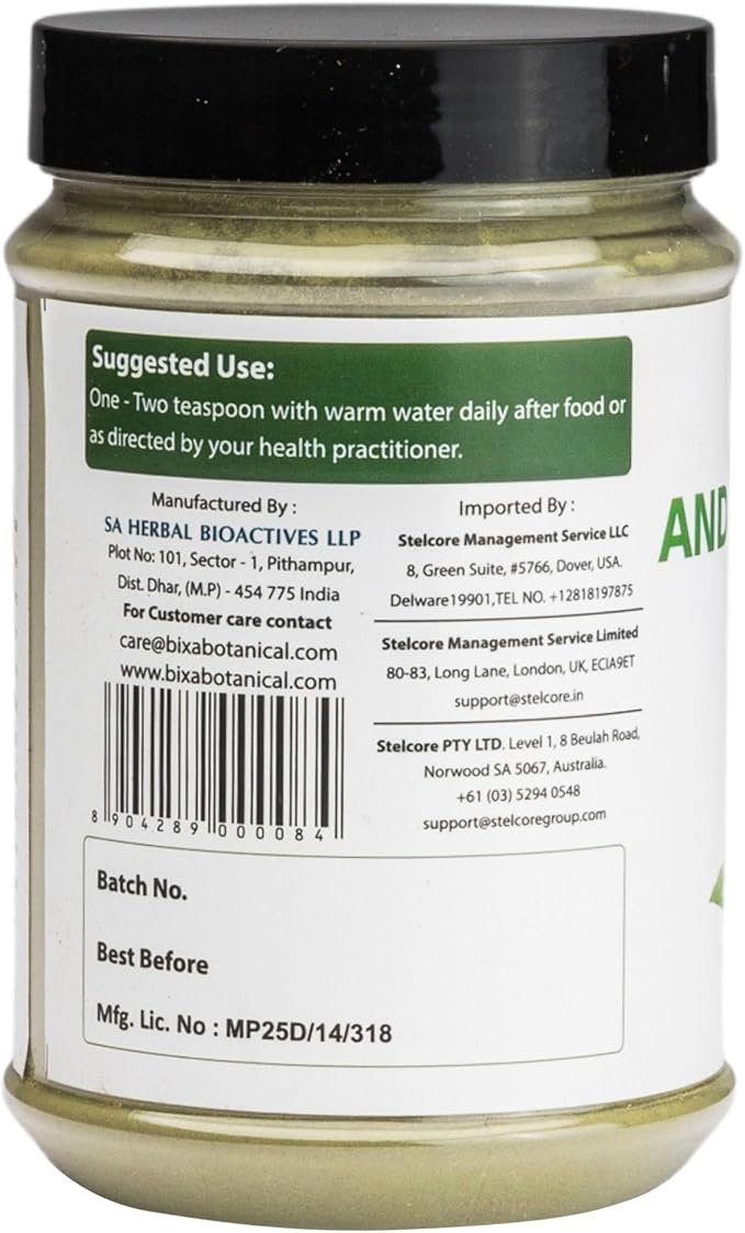 bixa BOTANICAL Andrographis Powder 200 Grams 7 OZ | Andrographis Paniculata | Bitter Herb Kalmegh | Herbal Supplement Natural Liver Tonic | Ayurvedic herb for Digest toxins
