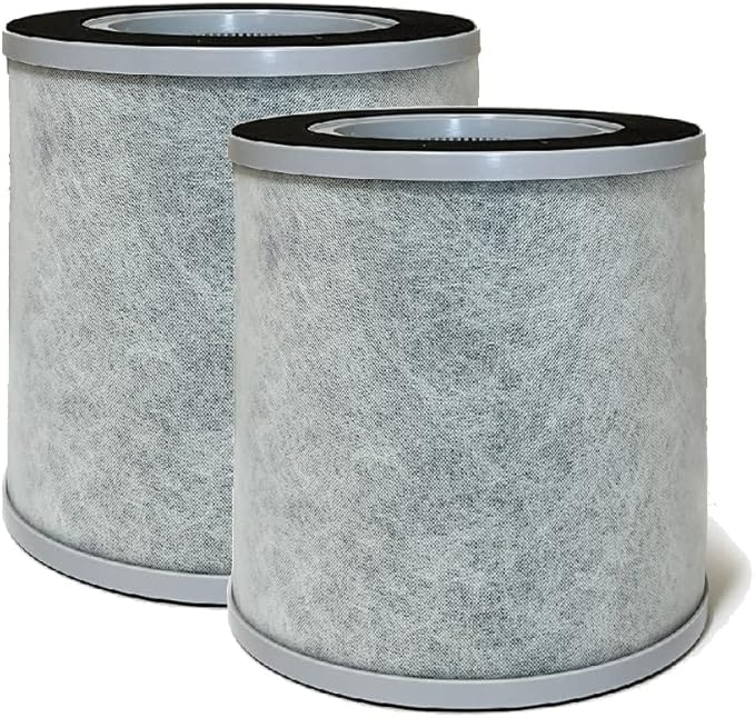 Nispira 3-in-1 True HEPA Activated Carbon Filter Replacement Compatible with Elechomes Air Purifier EPI236/ EP1236, 2 Pack