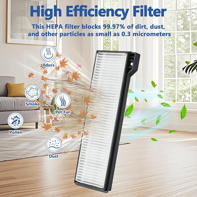 23 Pack X10 Pro Omni Replacement Parts Kit for Eufy X10 Pro Omni Robot Vacuum Accessories, 1 Main Roller Brush, 4 Hepa Filters, 4 Mop Pads, 6 Dust Bags, 6 Side Brushes, 1 Screwdriver 1 Clean Tool