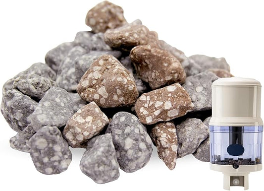 Copper Ion Mineral Stones Replacement 13564 for Nikken Aqua Pour Gravity Water Filter System 1360, Helps Remineralize Water for Pimag Alkaline Dispenser, Drinking Filter for Countertop (Formerly 1386)