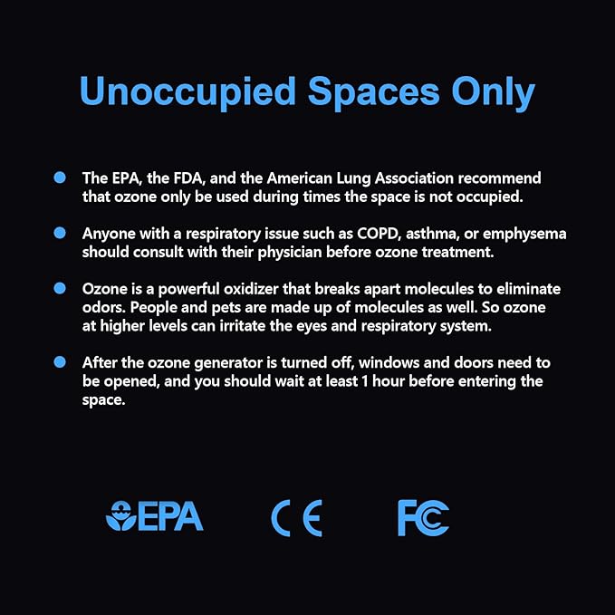 Commercial Ozone Machine 250,000mg/h Odor Removal Intelligent Control Ozone Generator Odor Eliminator OZB3 for Large Homes Offices High Capacity Ozone Air Purifier to 21,000sq.ft. Orange